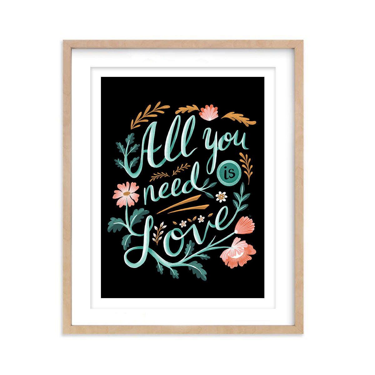 Beatles Quote - Love Art Print