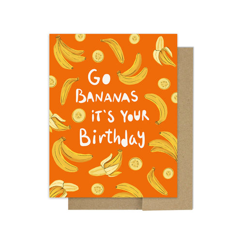 Go Bananas Birthday Card