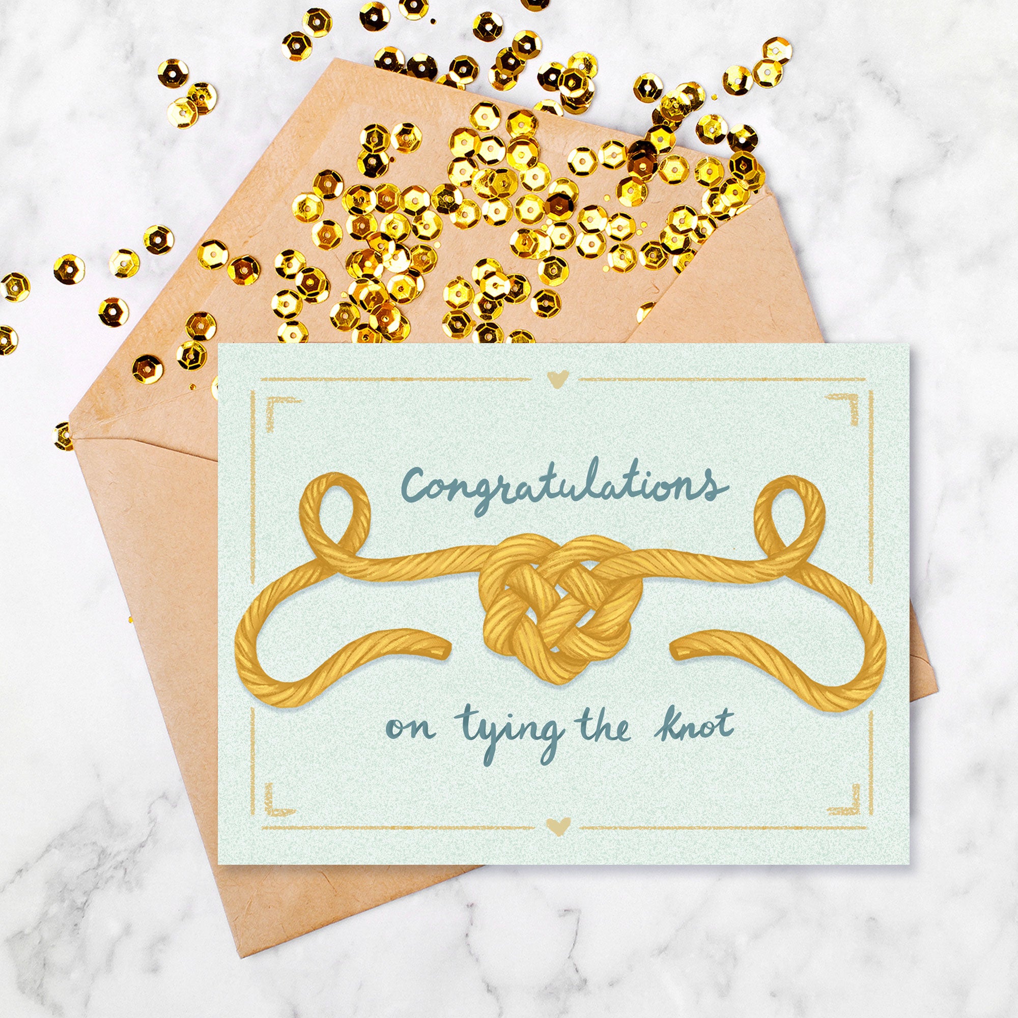 Wedding Knot- Congratulations Card