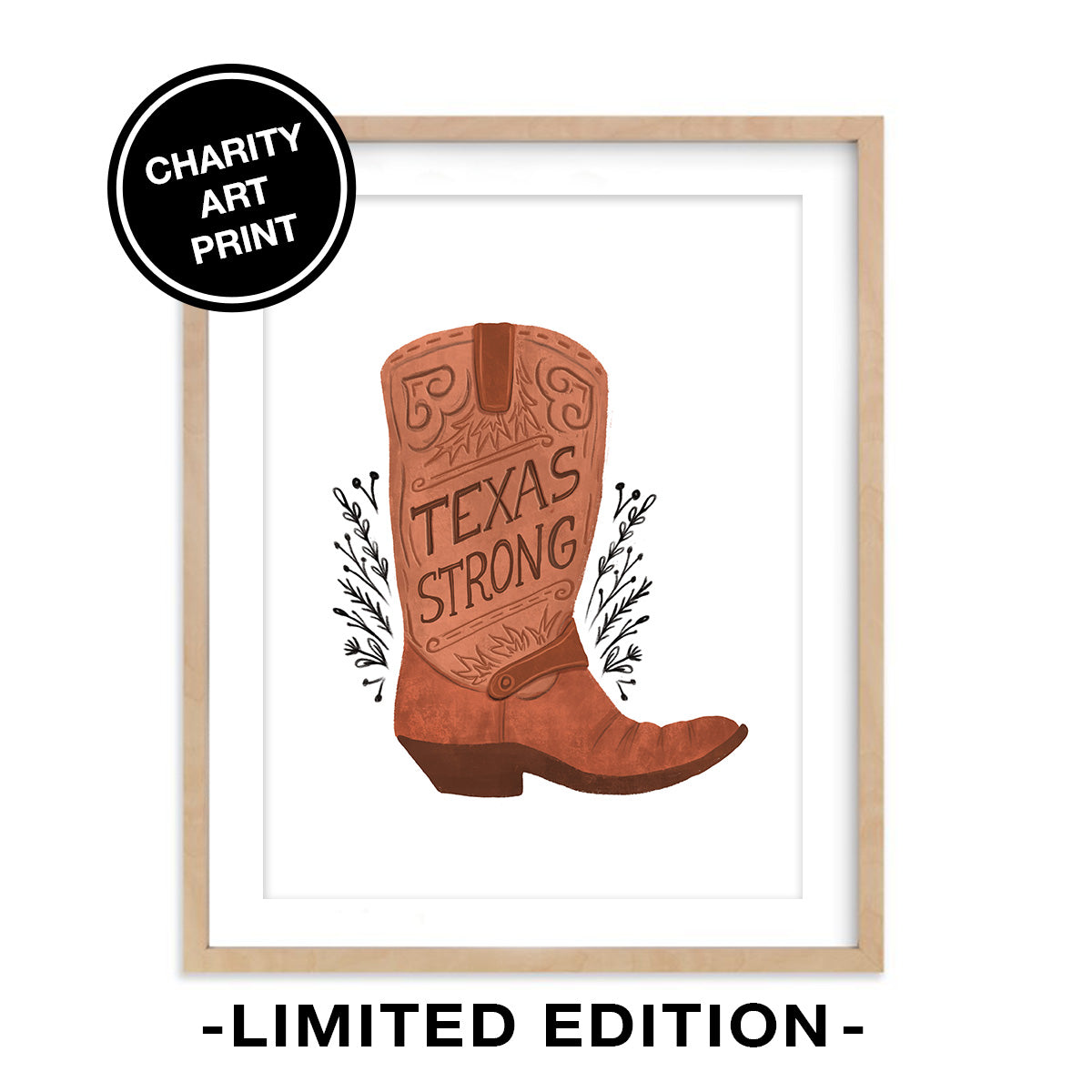 Texas Strong - Charity Art Print
