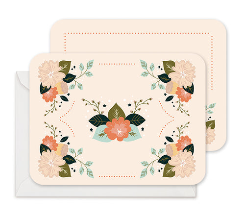Rustic Florals - Stationery Notecards