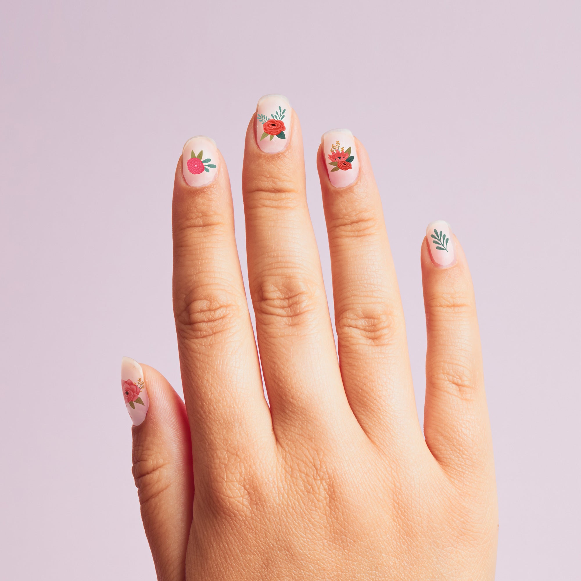 Floral Arrangements Nail Decals