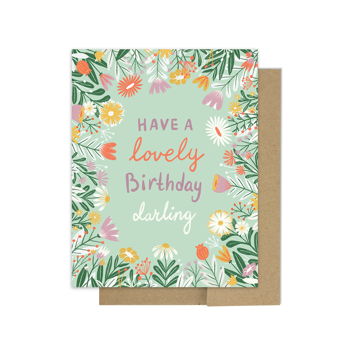 Lovely Birthday Florals Card