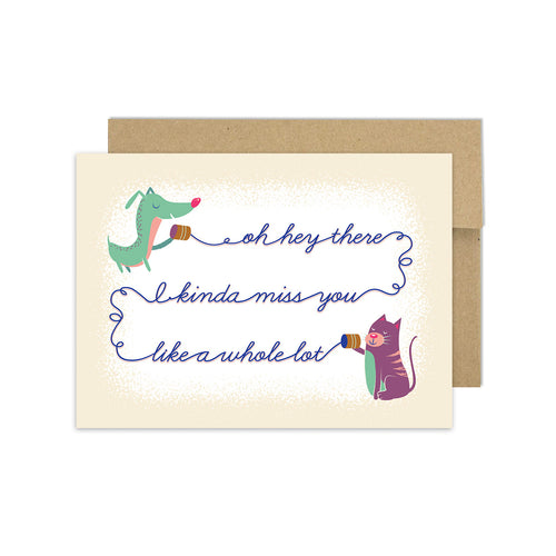 Miss You - Greeting Card