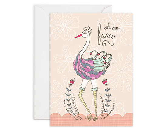 Oh So Fancy - Blank Card