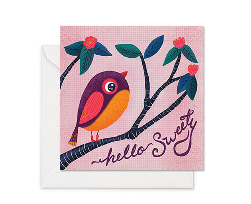 Sweety Bird - Greeting Card