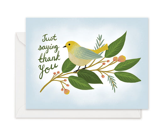 Chirping Bird - Thank You Card