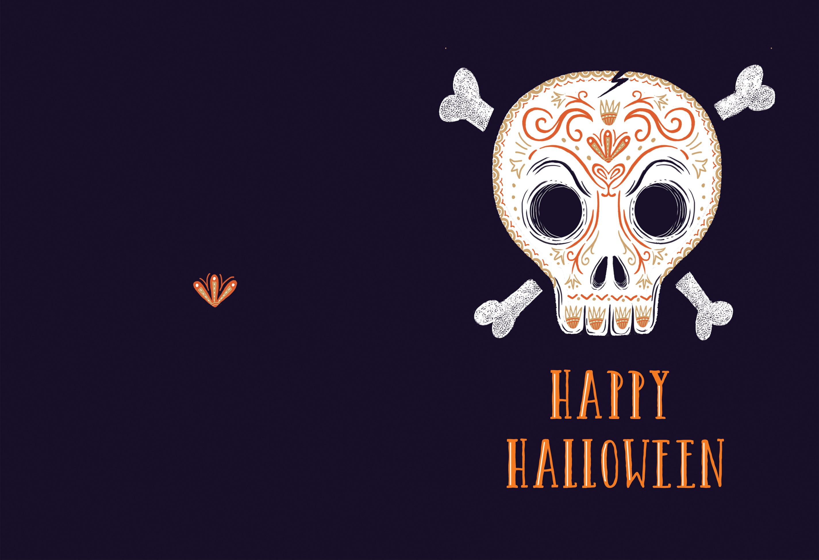 Sugar Skull - Halloween Card