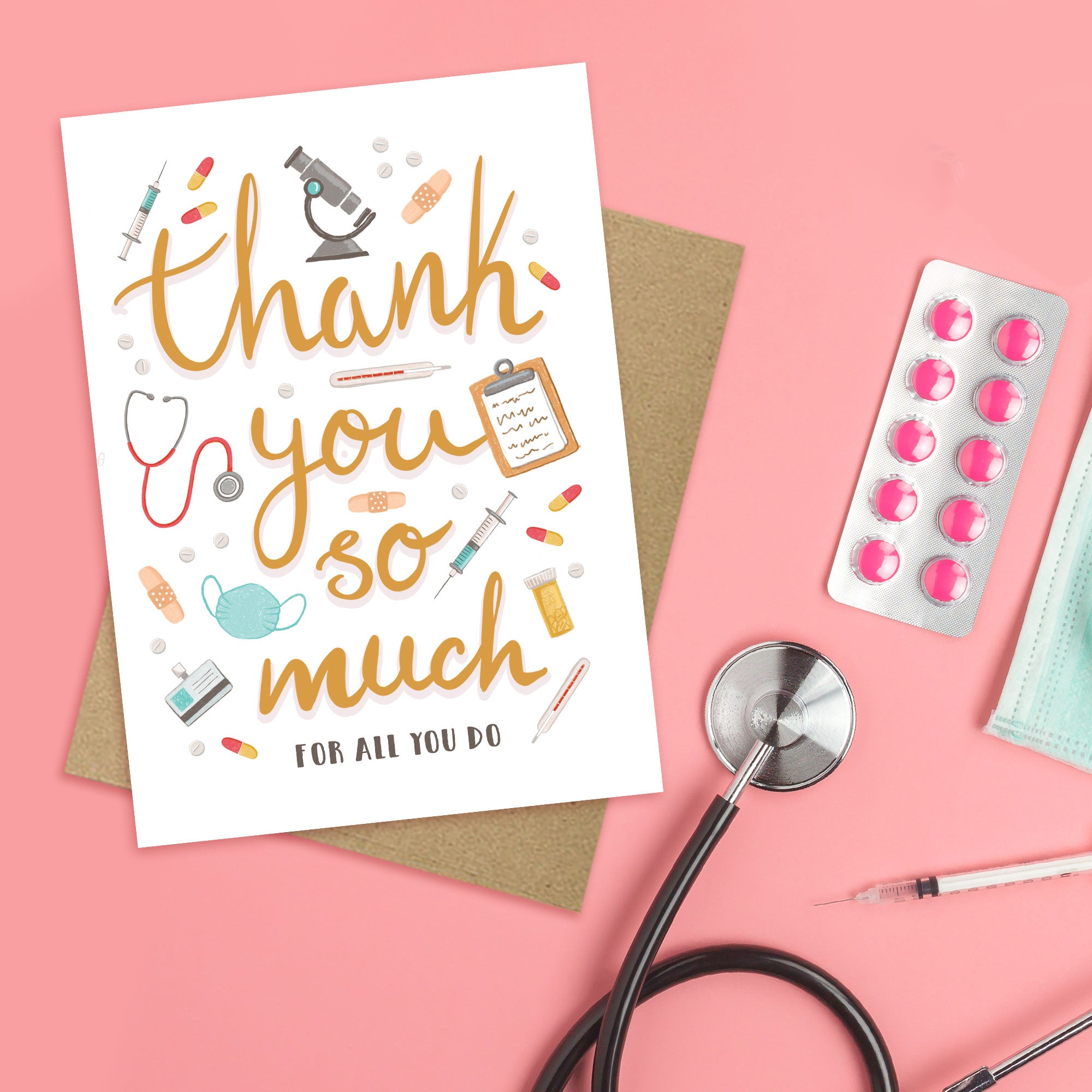 Medical Thanks - Greeting Card