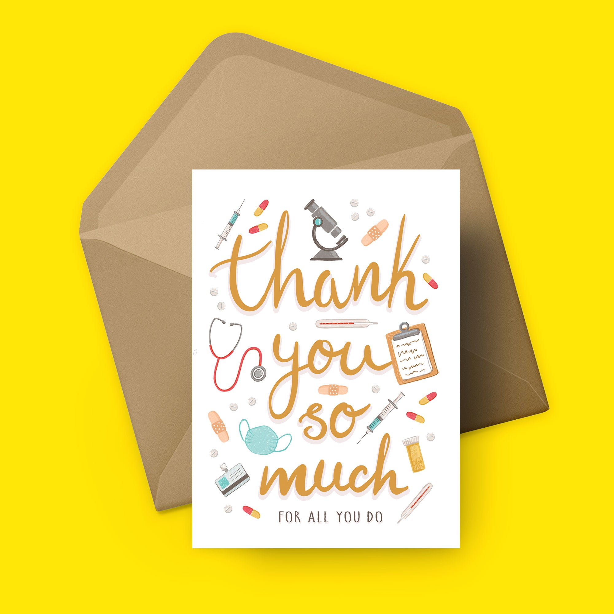 Medical Thanks - Greeting Card