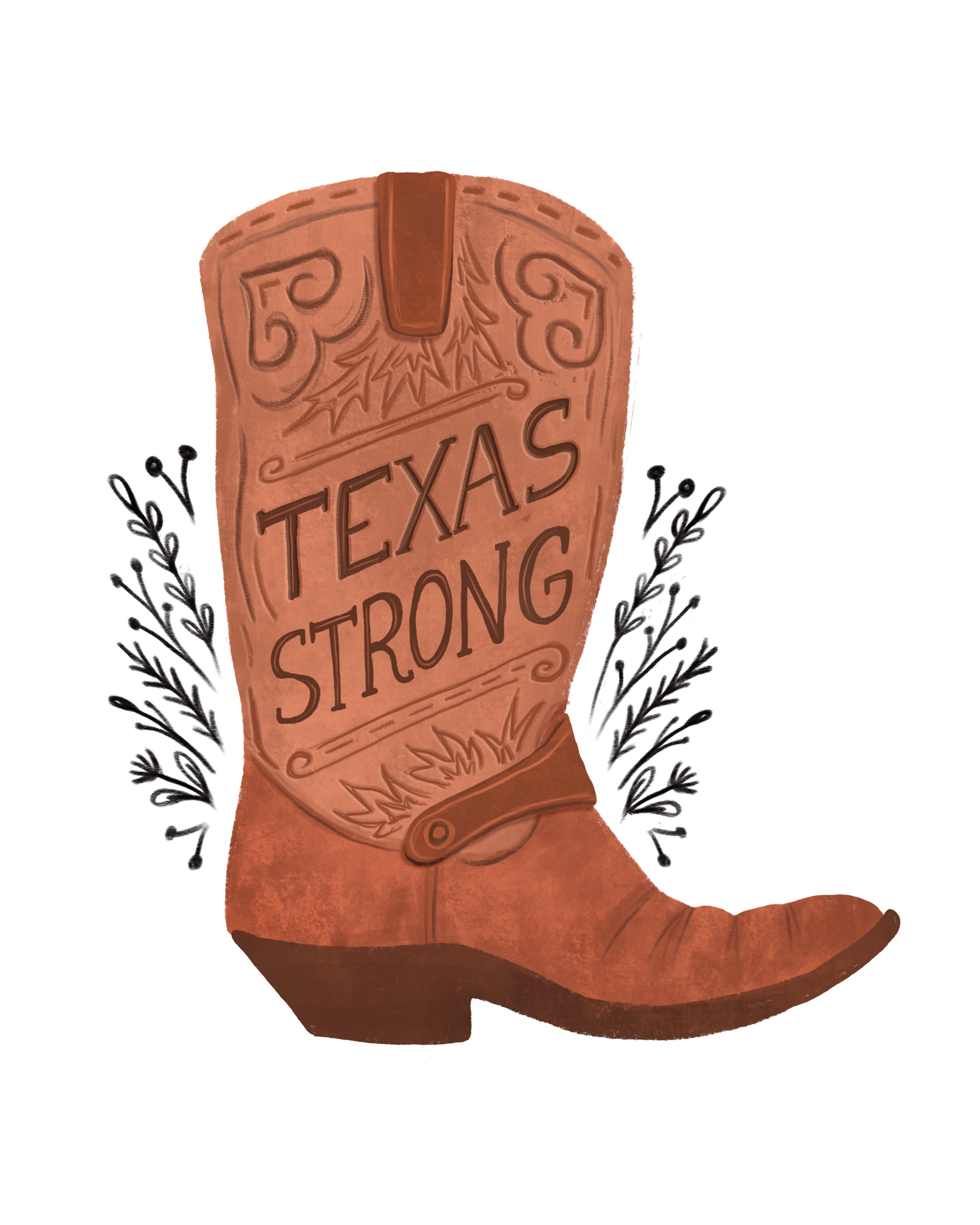Texas Strong - Charity Art Print