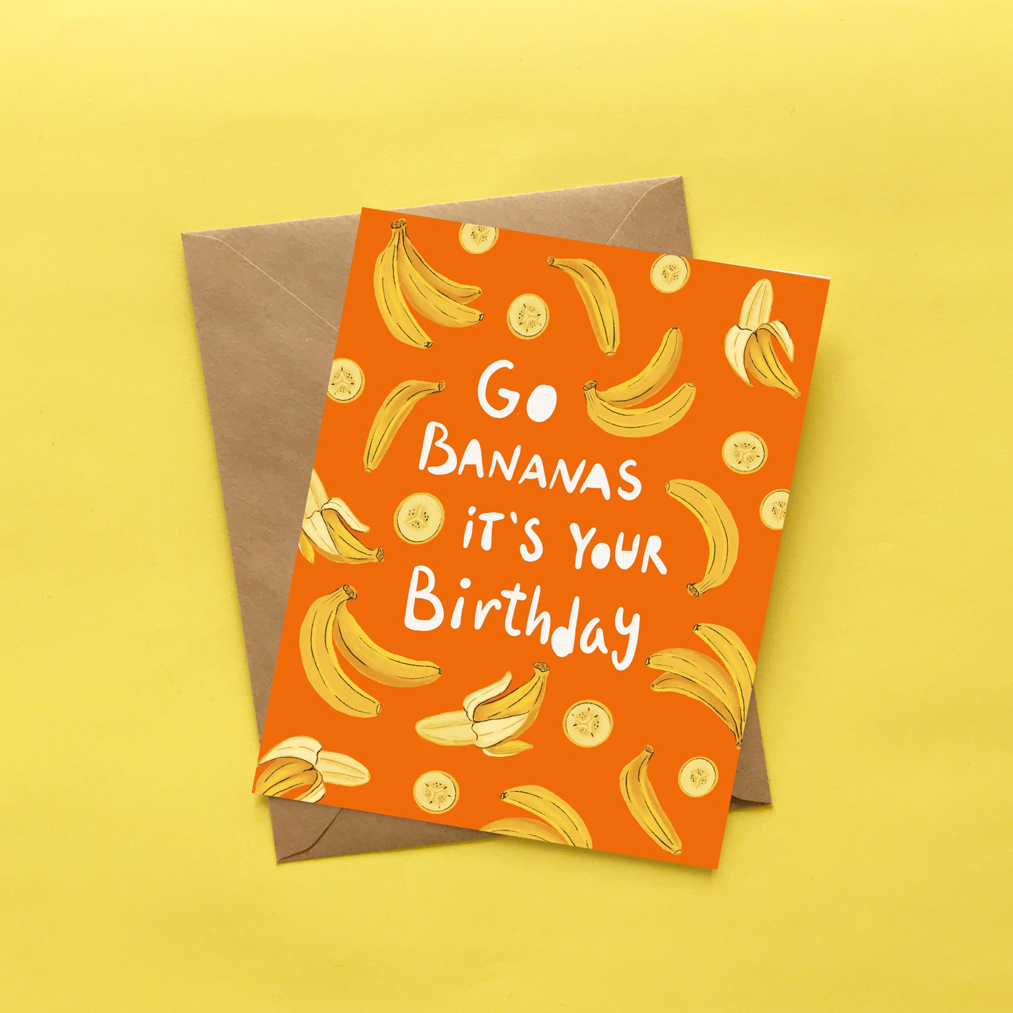 Go Bananas Birthday Card