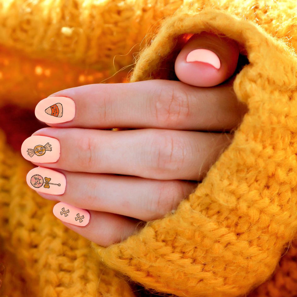 Trick of Treat Candy Nail Decals