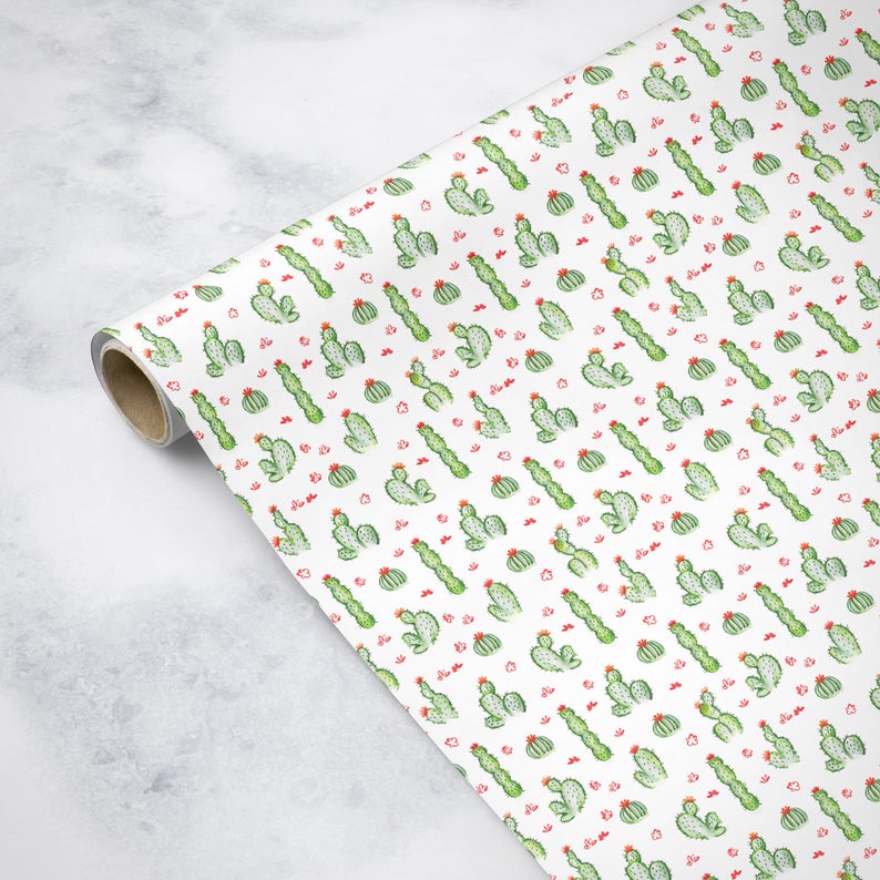 Cacti Fields - Gift Wrapping Paper