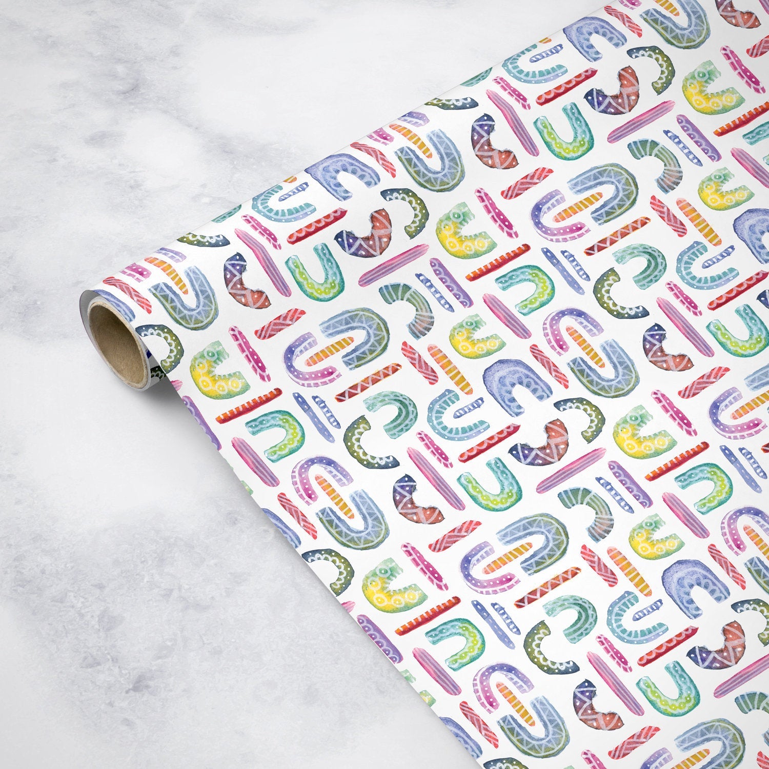 Watercolor Rainbows - Wrapping Paper