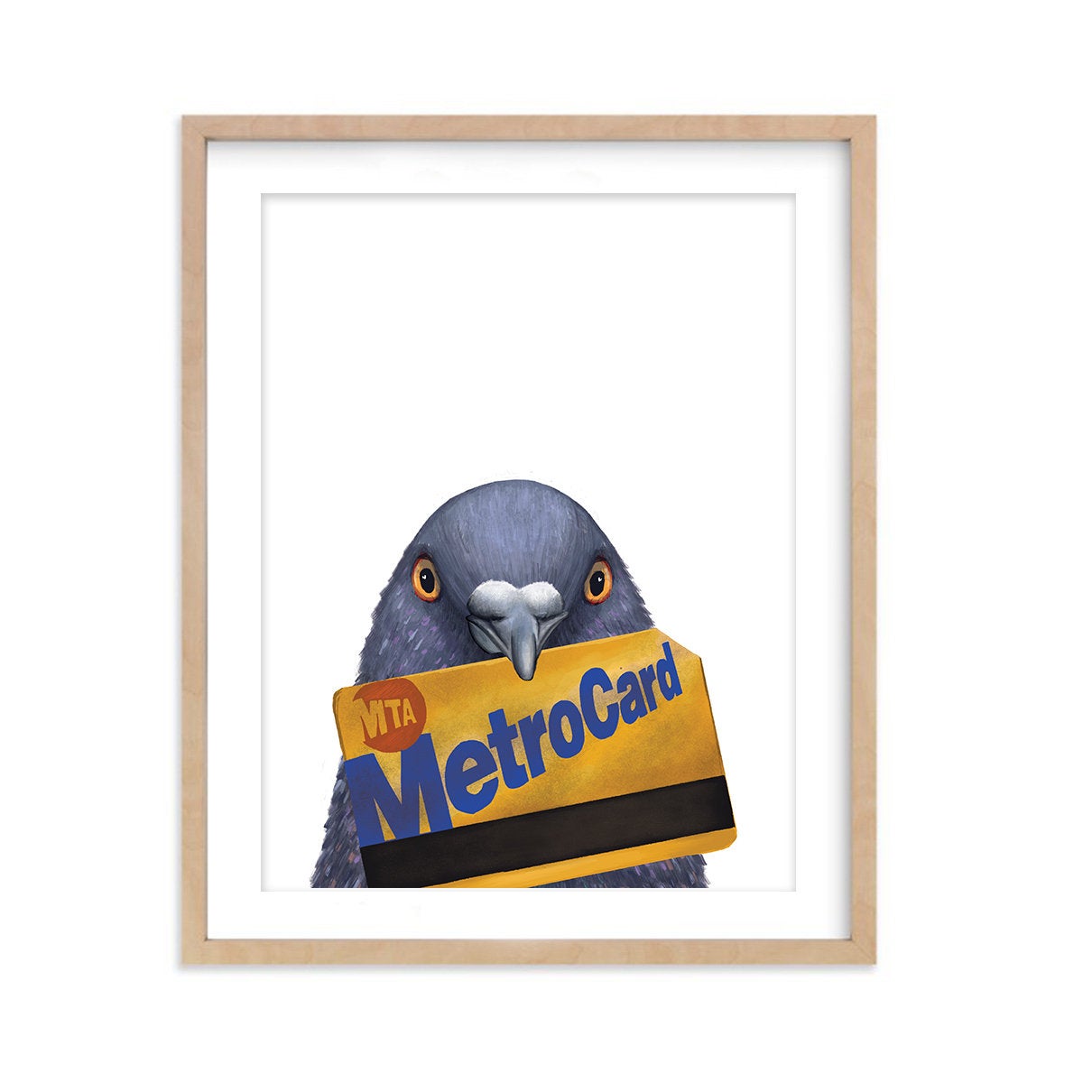 NY Metro Pigeon - Art Print