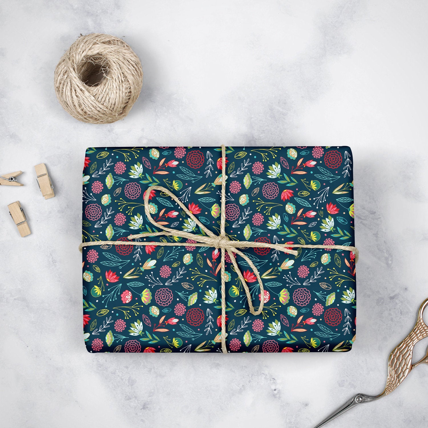 Budding Romance- Wrapping Paper