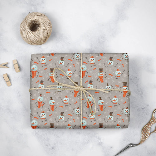 Snowmen - Wrapping Paper