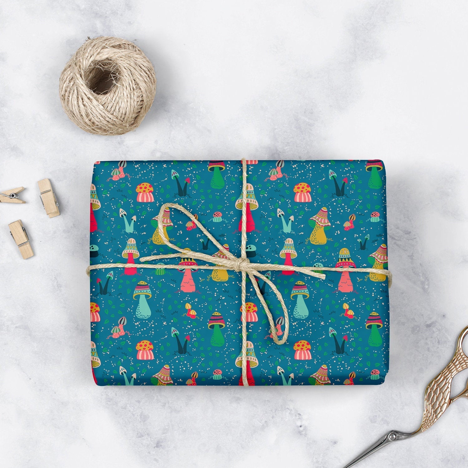 Majestic Mushrooms - Wrapping Paper