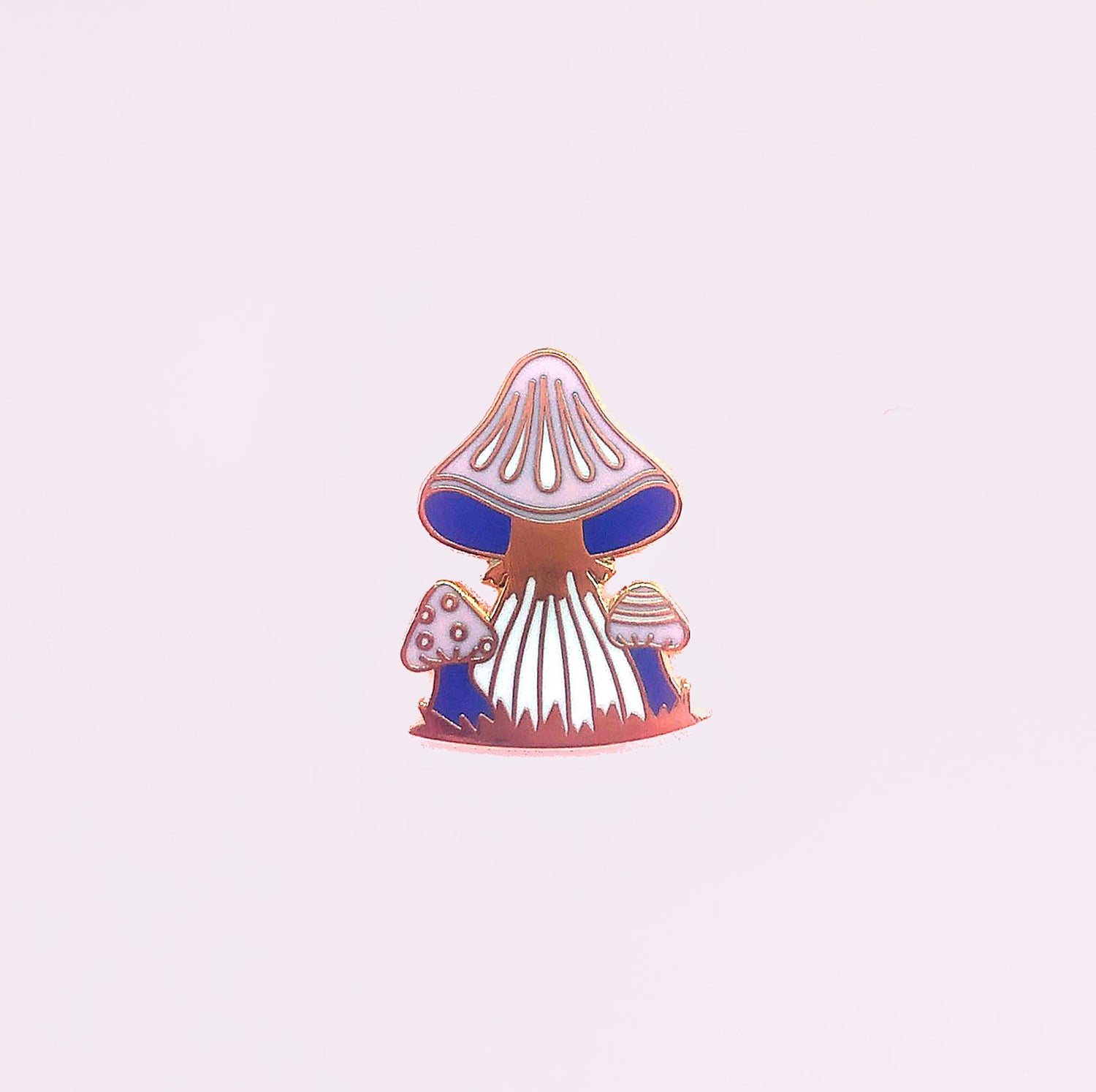 Mushrooms (blue) - Enamel Pins