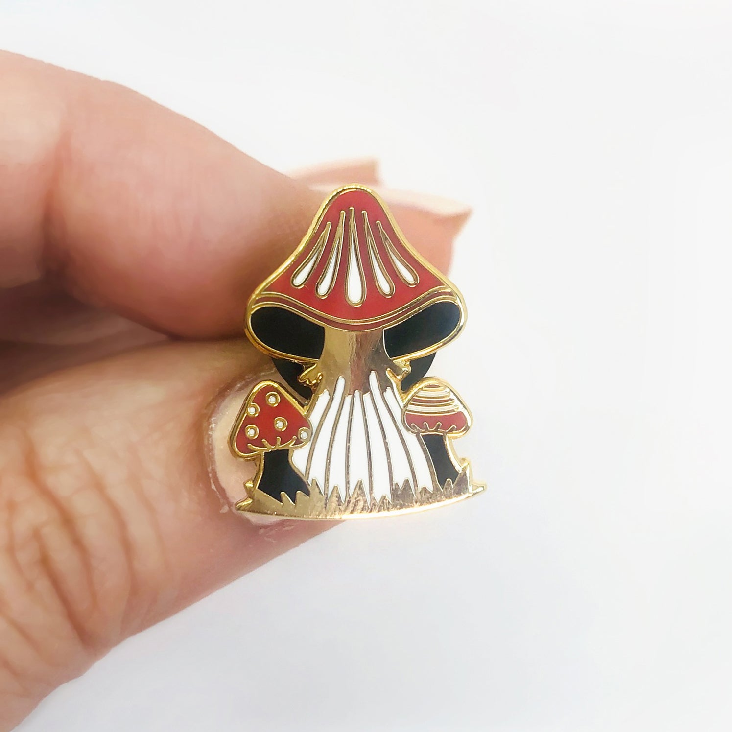 Mushrooms (red) - Enamel Pins