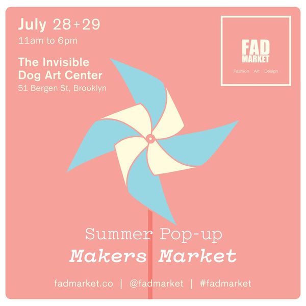 FAD Market x Dot&Jot July 28-29, 2018