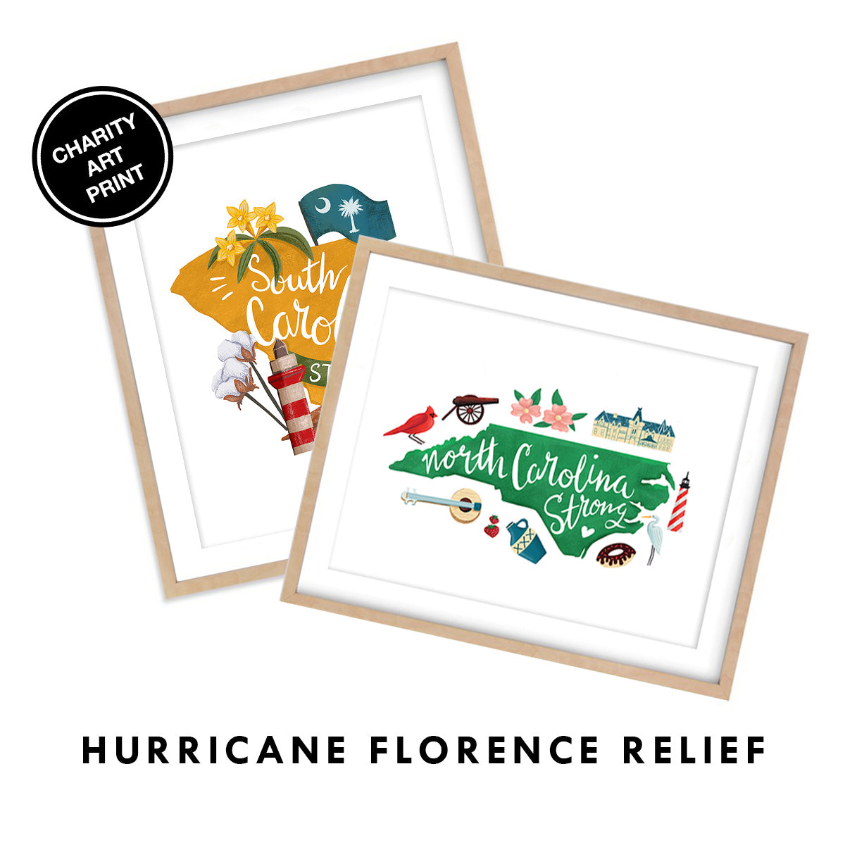 Hurricane Florence Relief - Charity Art Prints