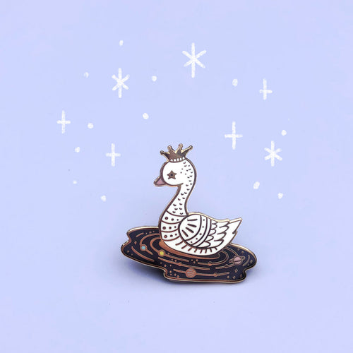 Celestial Swan - Enamel Pin