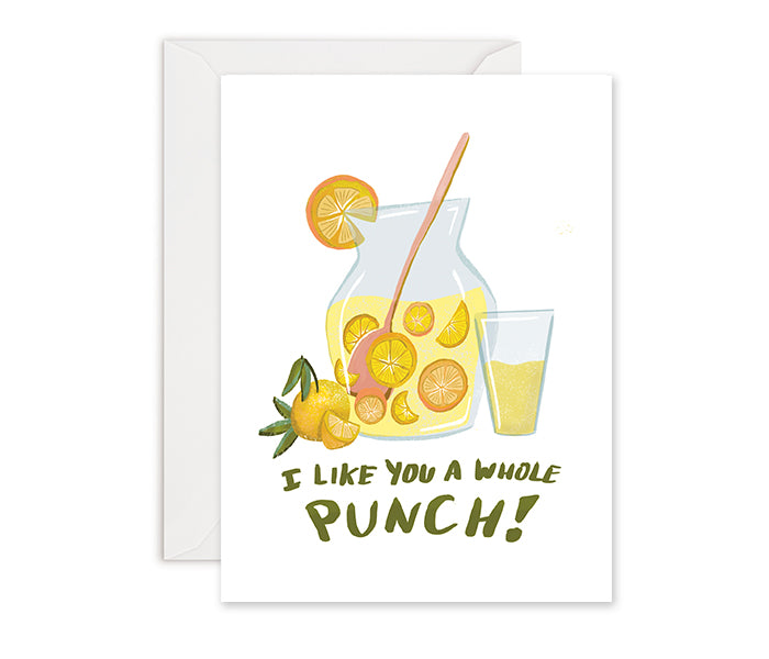 A Whole Punch, Punny Greeting Card, Love & Friendship cards
