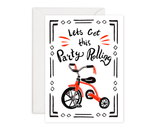 Party Rolling - Birthday Card