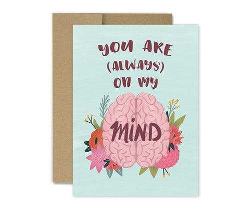On My Mind - Greeting Card