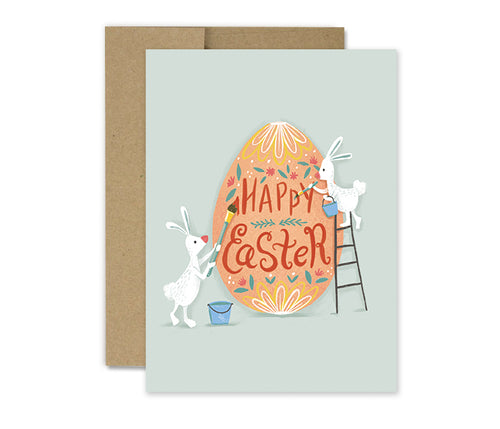 Painted Egg - Easter Holiday Card
