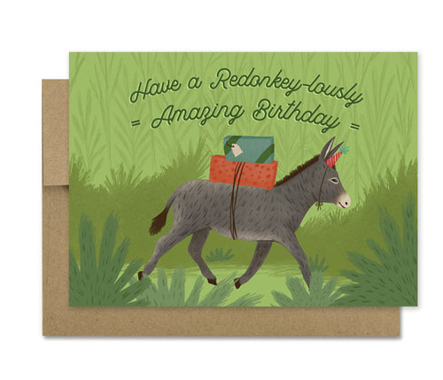Redonkeylous - Birthday Card