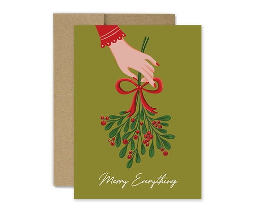 Mistletoe - Holiday Card