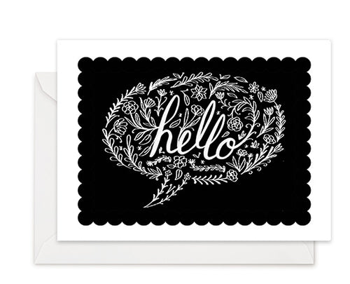 Hello Bubble - Greeting Card
