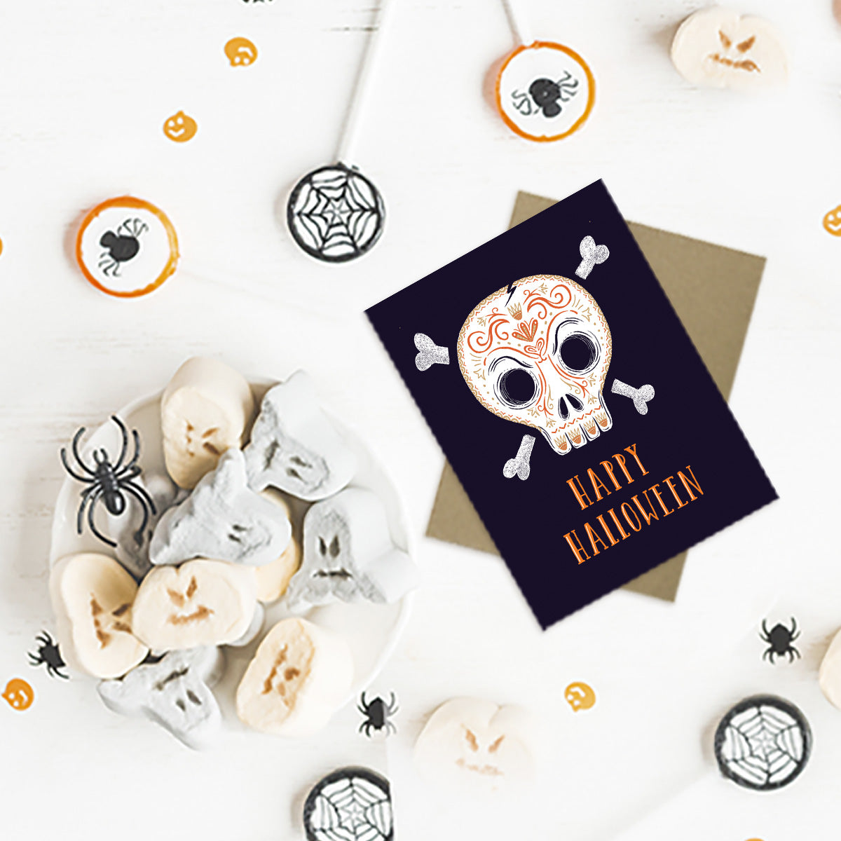 Sugar Skull - Halloween Card