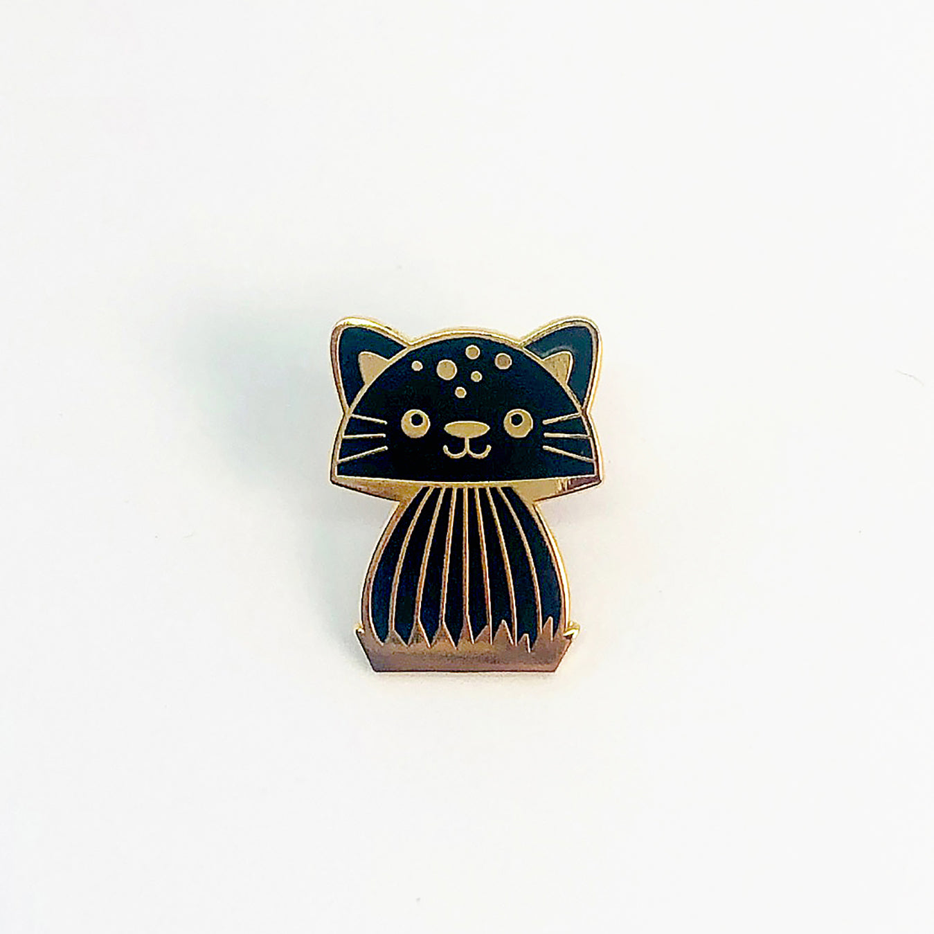 Mushroom Cat Pins, Cat Enamel Pins, Quirky Pin Set for Shirt