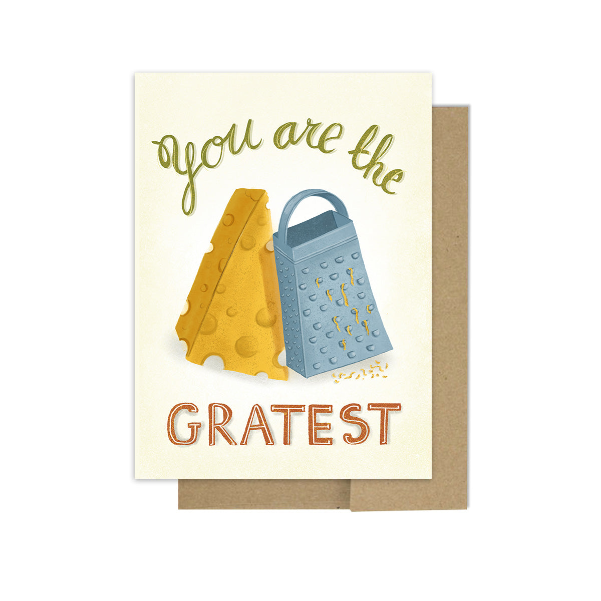 Cheese Grate Pun - Greeting Card