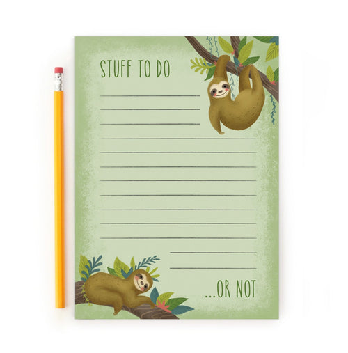 Hanging Sloths - Notepad