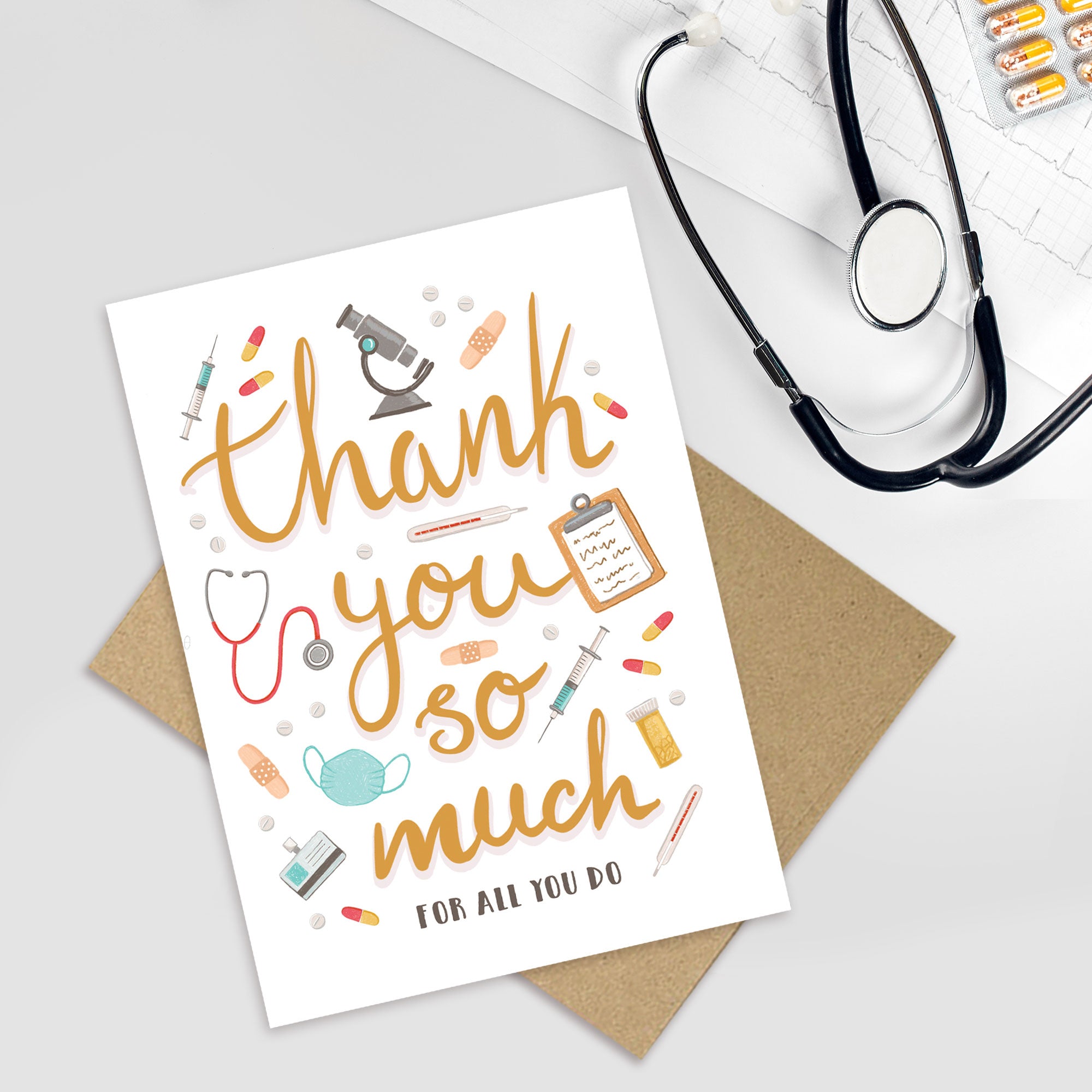 Medical Thanks - Greeting Card