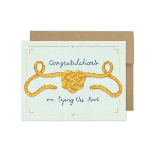 Wedding Knot- Congratulations Card