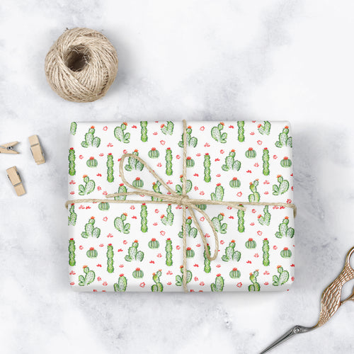 Cacti Fields - Gift Wrapping Paper