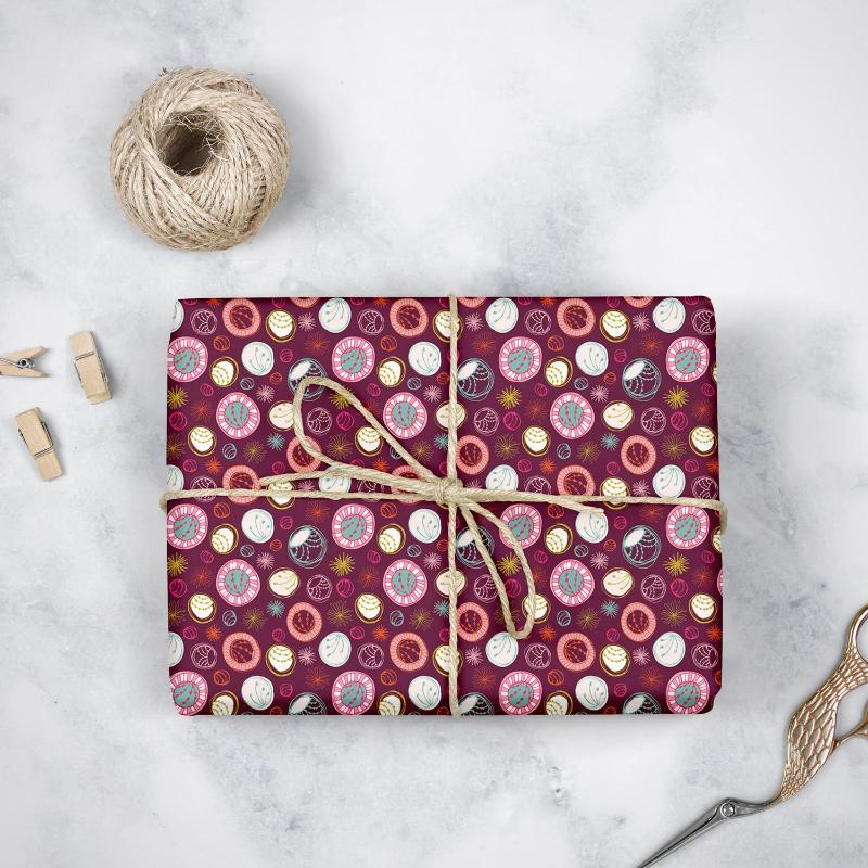 Modern Circles- Wrapping Paper