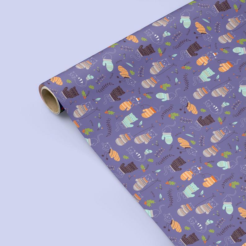 Kittens in Mittens - Wrapping Paper